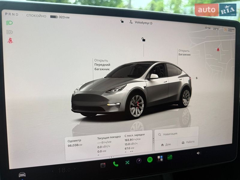 Внедорожник / Кроссовер Tesla Model Y 2022 в Киеве