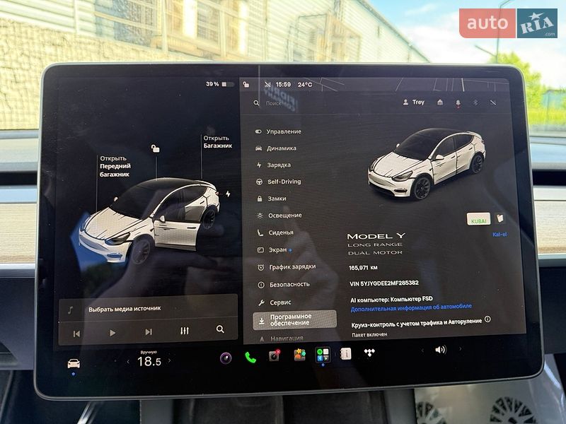Позашляховик / Кросовер Tesla Model Y 2021 в Луцьку фото 18 Позашляховик / Кросовер Tesla Model Y 2021 в Луцьку
