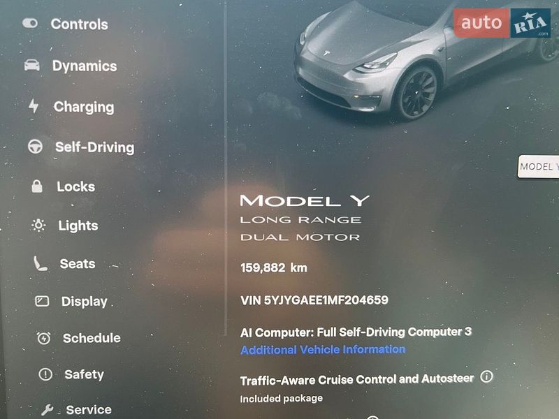 Позашляховик / Кросовер Tesla Model Y 2021 в Вараші