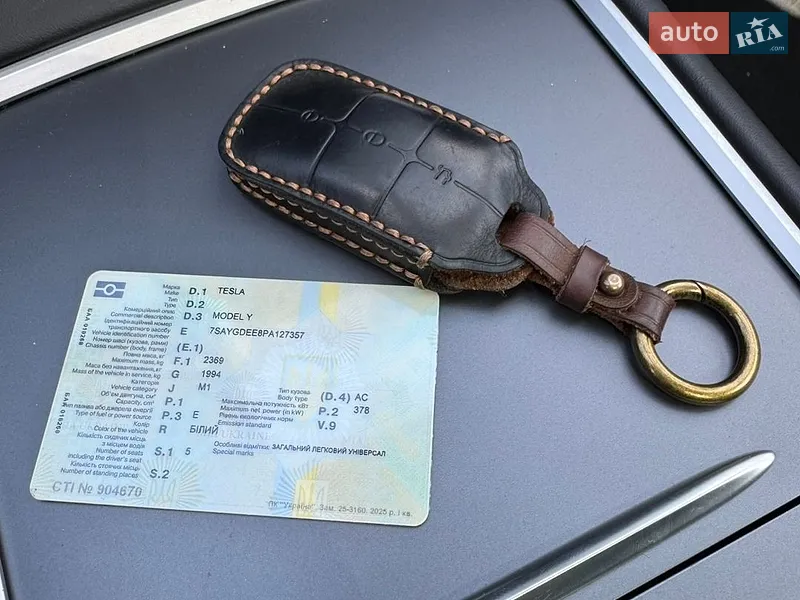 Внедорожник / Кроссовер Tesla Model Y 2023 в Ивано-Франковске документ