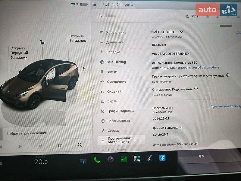 Внедорожник / Кроссовер Tesla Model Y 2024 в Днепре