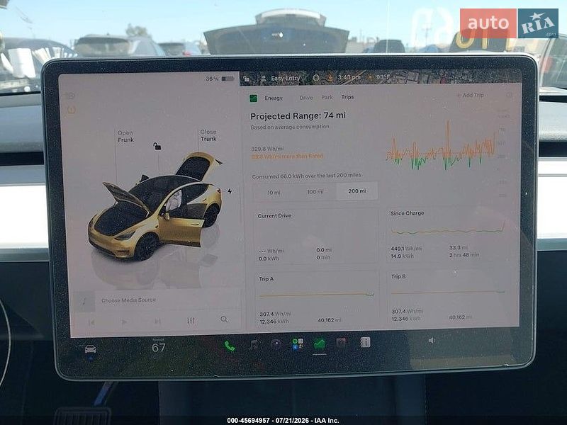 Внедорожник / Кроссовер Tesla Model Y 2023 в Черновцах