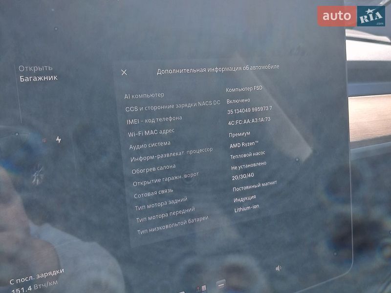 Внедорожник / Кроссовер Tesla Model Y 2023 в Тернополе