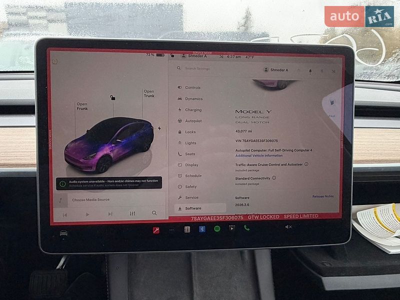 Внедорожник / Кроссовер Tesla Model Y 2025 в Львове