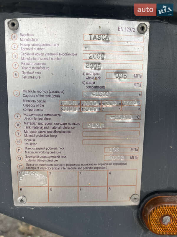 Цистерна Thompson Carmichael PT44/3 2005 в Березному фото 8 Цистерна Thompson Carmichael PT44/3 2005 в Березному