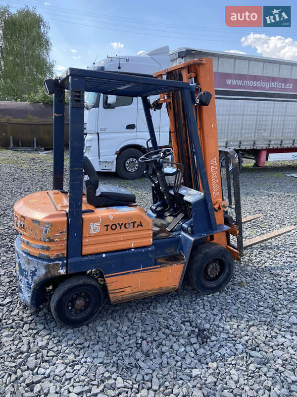 Вилочний навантажувач Toyota 02-5FD15 1993 в Ковелі фото 2 Вилочний навантажувач Toyota 02-5FD15 1993 в Ковелі