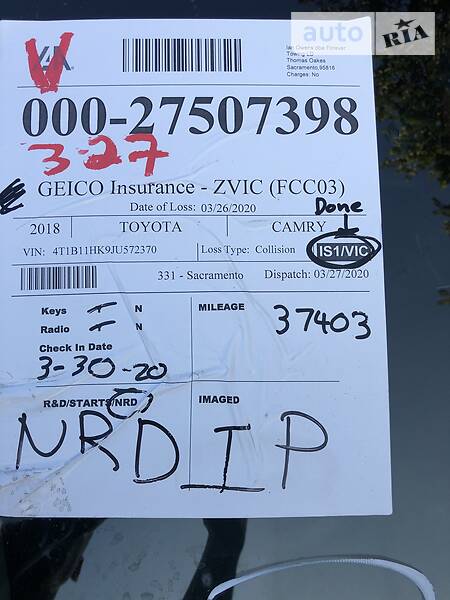 Седан Toyota Camry 2019 в Рівному фото 3 Седан Toyota Camry 2019 в Рівному