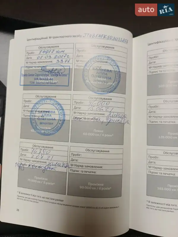 Седан Toyota Camry 2016 в Першотравенске документ 3 фото Седан Toyota Camry 2016 в Першотравенске документ