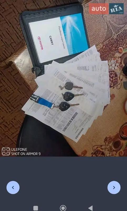 Седан Toyota Camry 2011 в Киеве документ 2 фото Седан Toyota Camry 2011 в Киеве документ