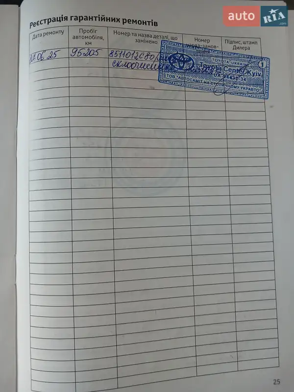 Седан Toyota Corolla 2019 в Киеве документ