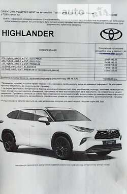 Позашляховик / Кросовер Toyota Highlander 2023 в 