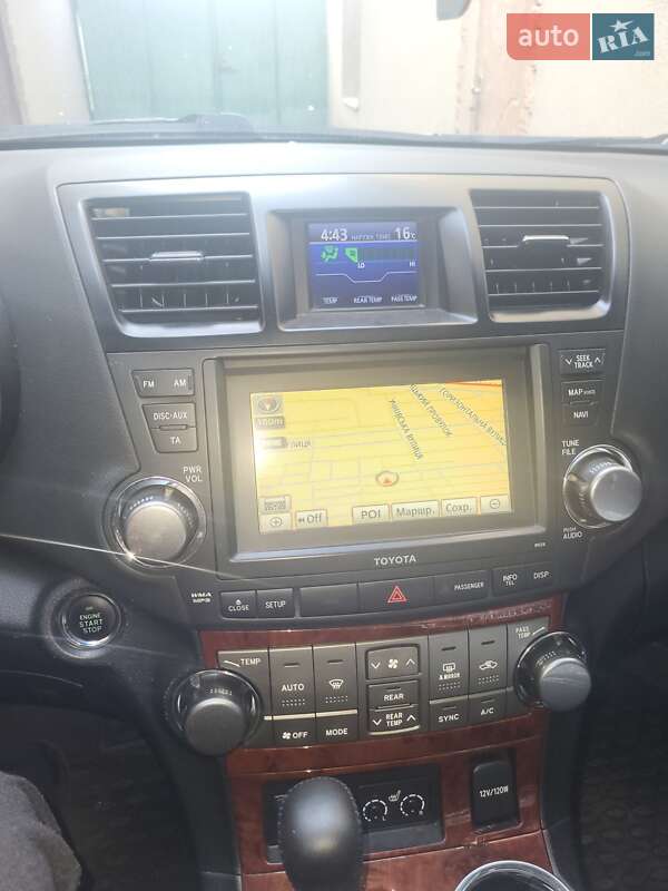 Позашляховик / Кросовер Toyota Highlander 2012 в Одесі фото 24 Позашляховик / Кросовер Toyota Highlander 2012 в Одесі