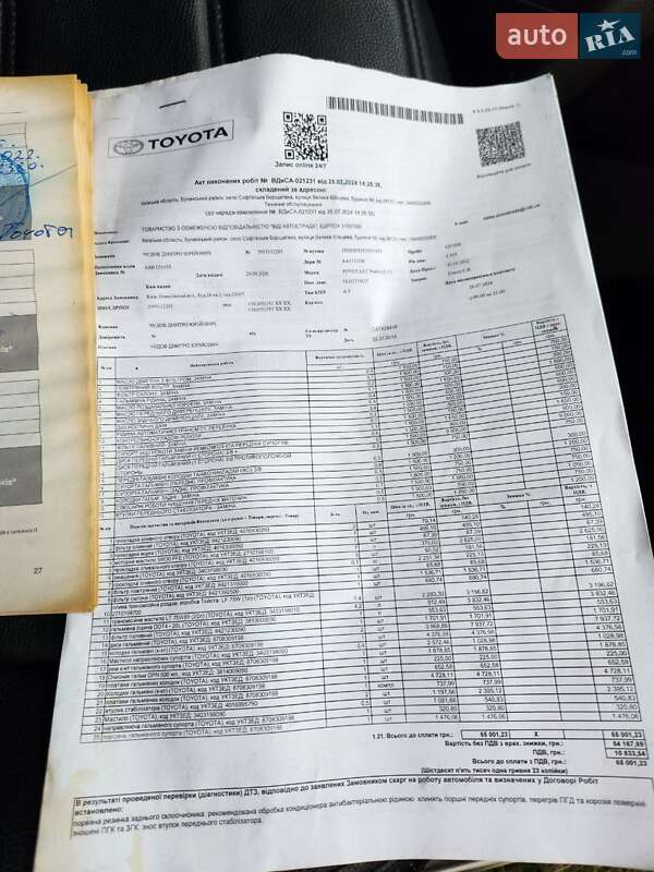 Внедорожник / Кроссовер Toyota Land Cruiser Prado 2012 в Киеве