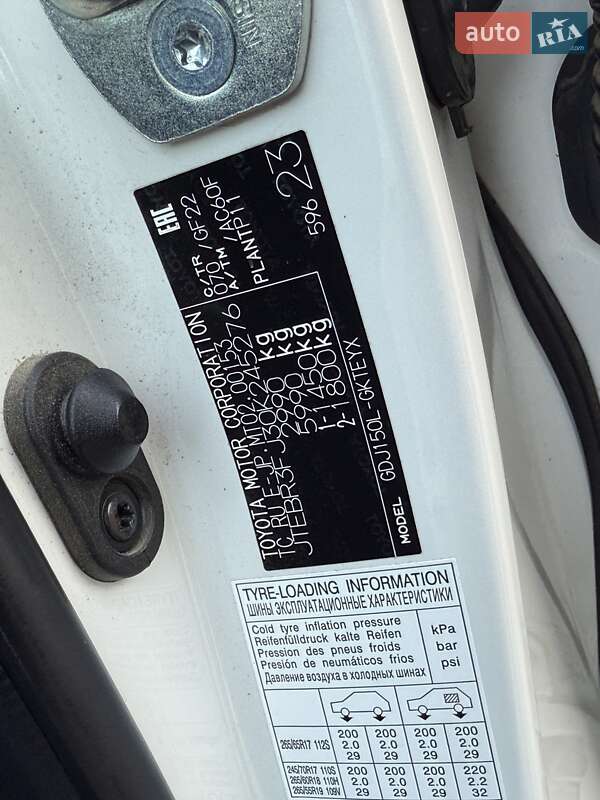 Внедорожник / Кроссовер Toyota Land Cruiser Prado 2022 в Ровно фото 102 Внедорожник / Кроссовер Toyota Land Cruiser Prado 2022 в Ровно