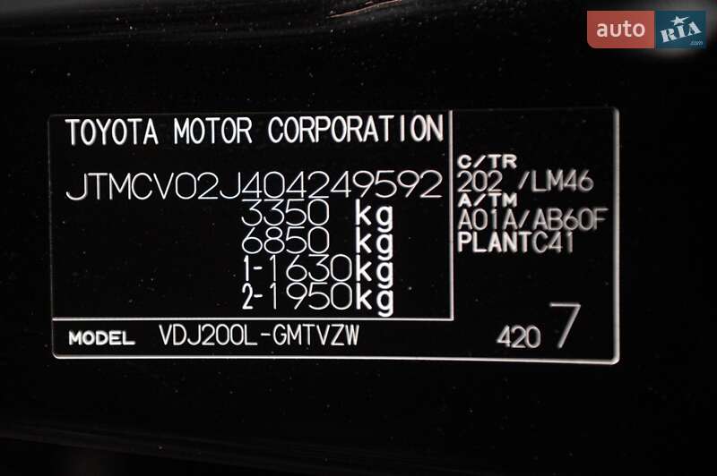 Внедорожник / Кроссовер Toyota Land Cruiser 2018 в Одессе фото 63 Внедорожник / Кроссовер Toyota Land Cruiser 2018 в Одессе