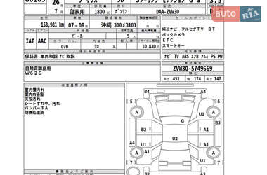 Хэтчбек Toyota Prius 2014 в 