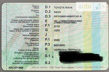 Внедорожник / Кроссовер Toyota RAV4 2007 в Днепре