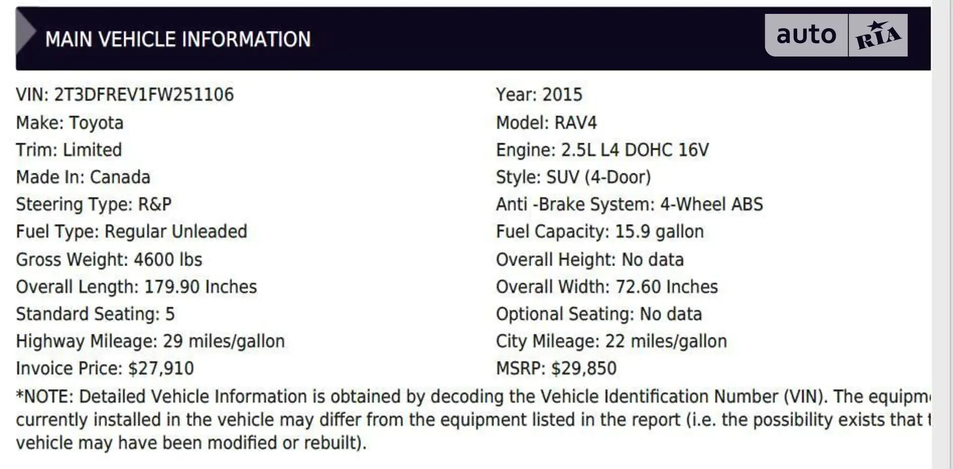 2014 Toyota RAV 4 - мініатюра 30