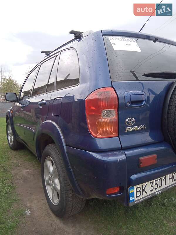 Внедорожник / Кроссовер Toyota RAV4 2002 в Сарнах