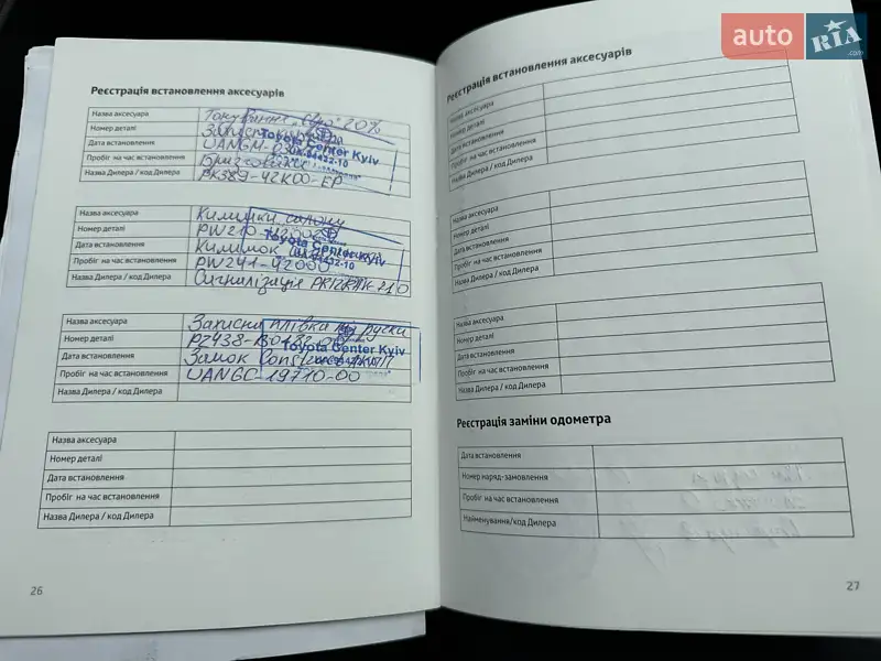 Позашляховик / Кросовер Toyota RAV4 2020 в Києві документ