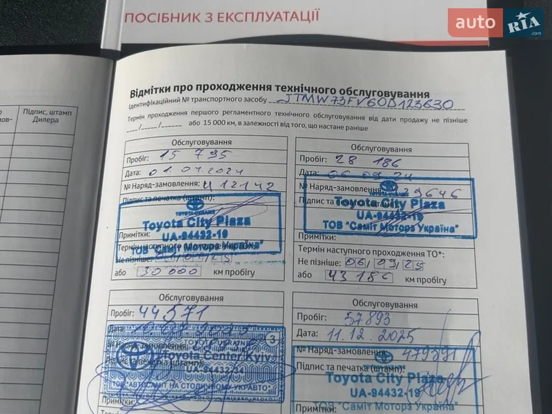 Внедорожник / Кроссовер Toyota RAV4 2023 в Киеве документ 4 фото Внедорожник / Кроссовер Toyota RAV4 2023 в Киеве документ