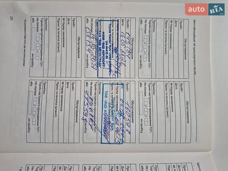 Внедорожник / Кроссовер Toyota RAV4 2023 в Хмельницком документ