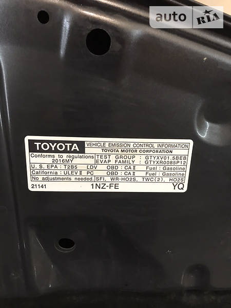 Хетчбек Toyota Yaris 2016 в Кривому Розі фото 17 Хетчбек Toyota Yaris 2016 в Кривому Розі