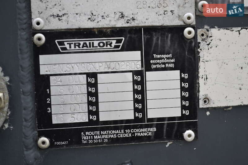 Цистерна полуприцеп Trailor S383EL 1994 в Хусте фото 11 Цистерна полуприцеп Trailor S383EL 1994 в Хусте