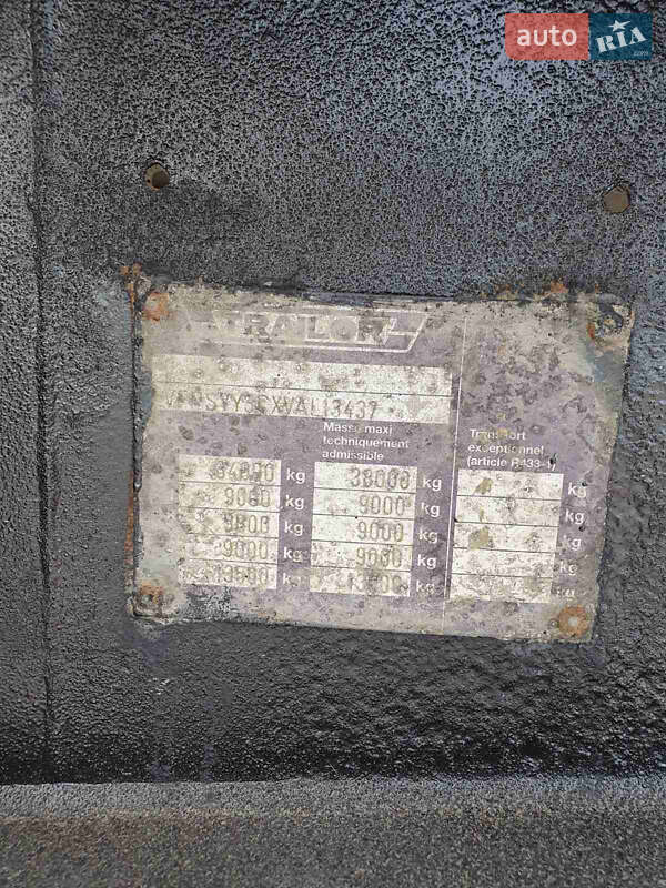 Самосвал полуприцеп Trailor SYY3CX 1997 в Днепре