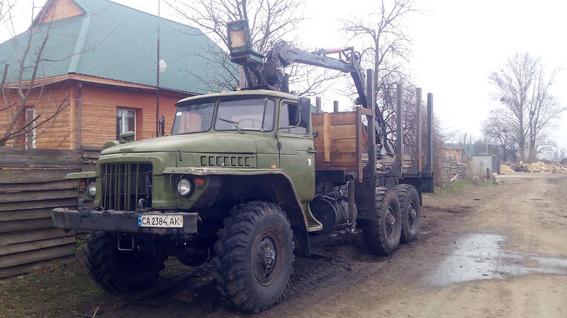 Лісовоз / Сортиментовоз Урал 375 1995 в Черкасах