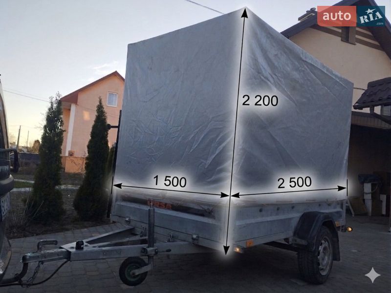 Легковий причіп Ursagroup Оптіма 2021 в Дрогобичі фото Легковий причіп Ursagroup Оптіма 2021 в Дрогобичі