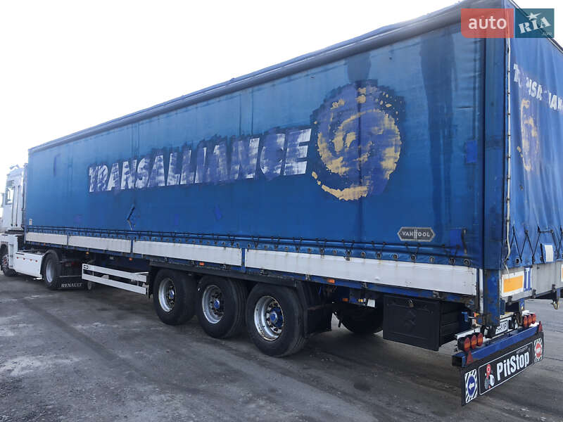 Тентований борт (штора) - напівпричіп Van Hool 3В0064 2004 в Сарнах