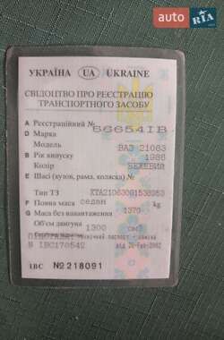 Седан ВАЗ 2106 1986 в 