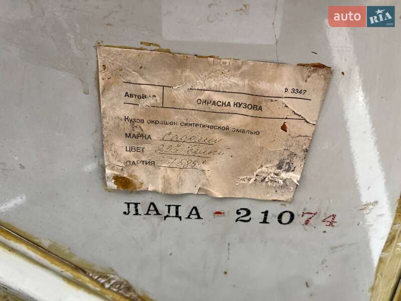 Седан ВАЗ / Lada 2107 1987 в Днепре фото 19 Седан ВАЗ / Lada 2107 1987 в Днепре