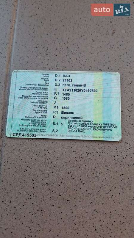 ВАЗ / Lada 2110 2000 ВАЗ / Lada 2110 2000