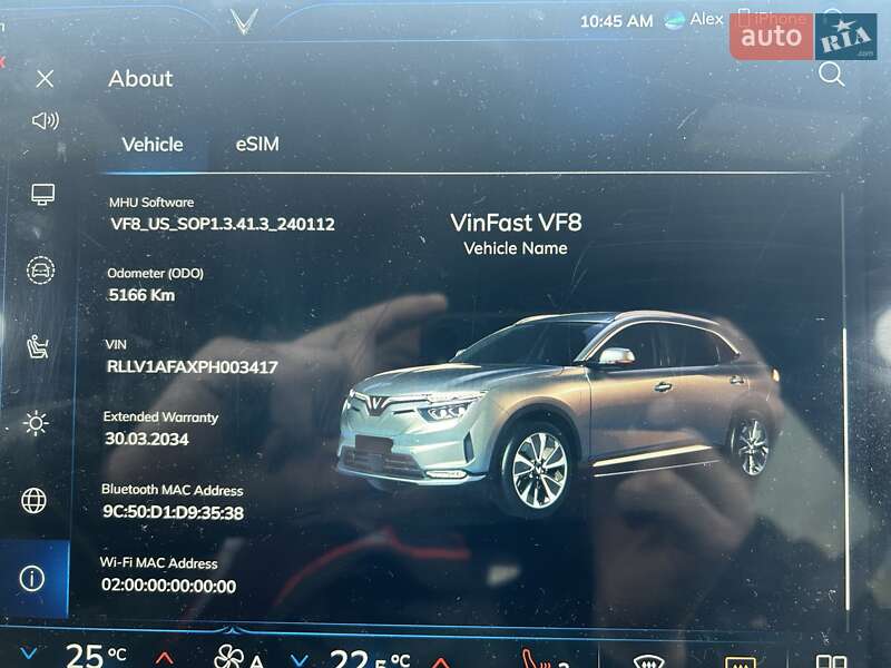 Внедорожник / Кроссовер VinFast VF-8 2023 в Любомле