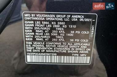 Внедорожник / Кроссовер Volkswagen Atlas 2021 в 
