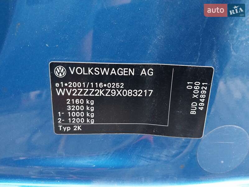 Минивэн Volkswagen Caddy 2009 в Ходорове