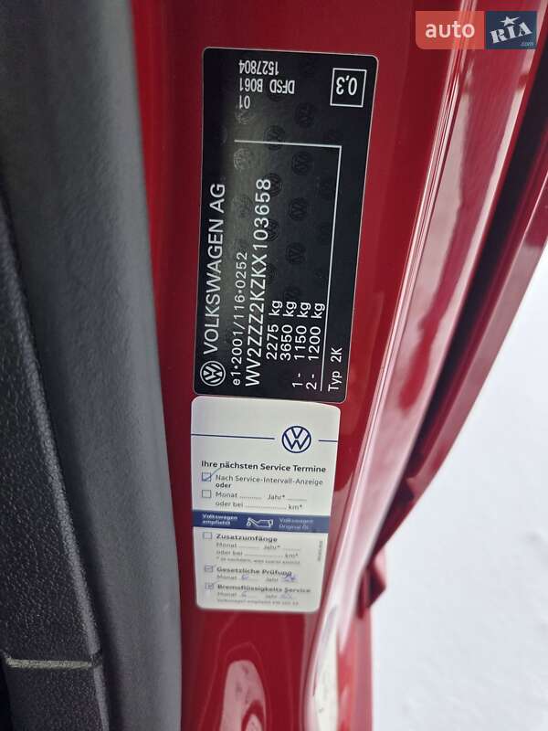 Минивэн Volkswagen Caddy 2019 в Нововолынске