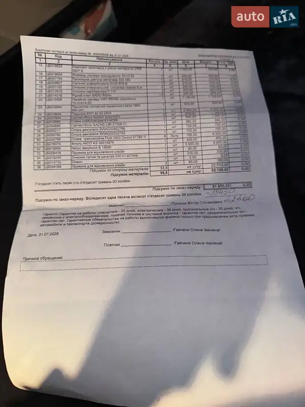 Купе Volkswagen CC / Passat CC 2010 в Кривом Роге документ