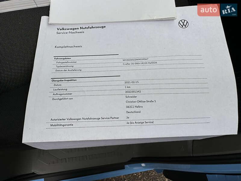 Борт Volkswagen Crafter 2021 в Києві фото 116 Борт Volkswagen Crafter 2021 в Києві