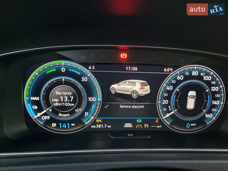 Хетчбек Volkswagen e-Golf 2018 в Ужгороді