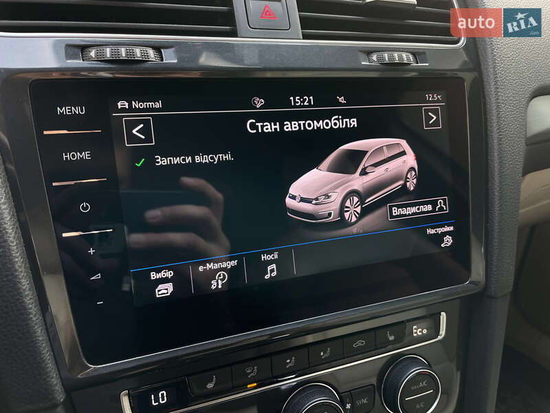 Хетчбек Volkswagen e-Golf 2019 в Полтаві