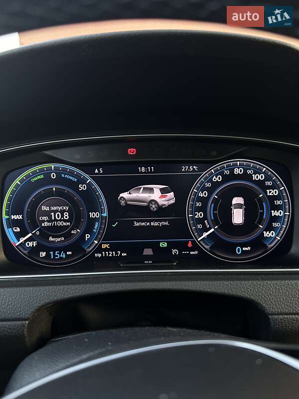 Хэтчбек Volkswagen e-Golf 2018 в Киеве