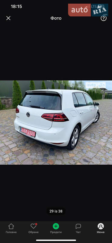 Хетчбек Volkswagen e-Golf 2015 в Ужгороді