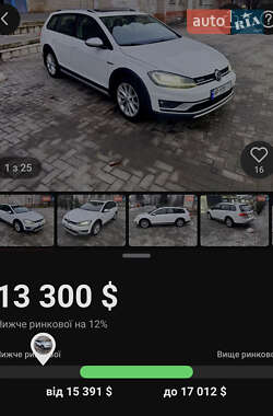 Універсал Volkswagen Golf Alltrack 2017 в Запоріжжі