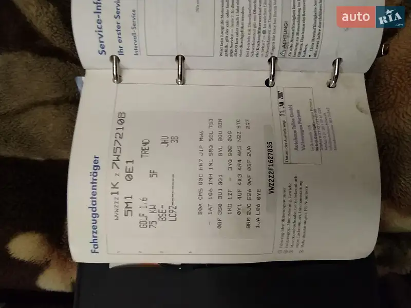 Хетчбек Volkswagen Golf Plus 2006 в Кіцмані документ