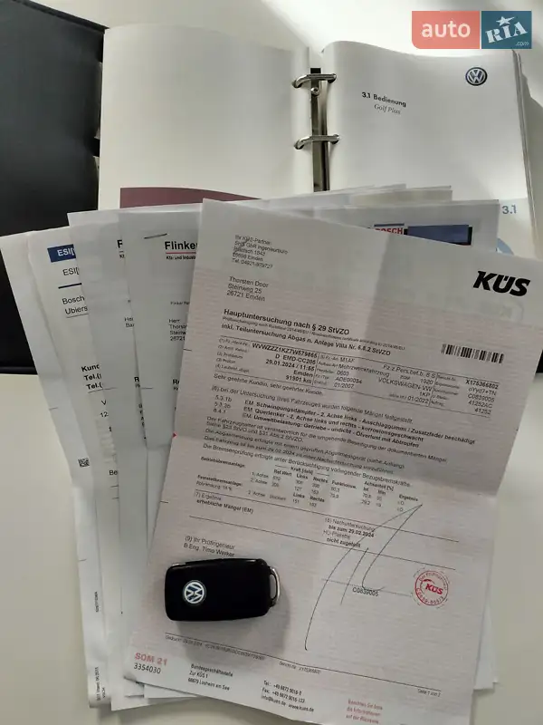Хэтчбек Volkswagen Golf Plus 2007 в Ровно документ