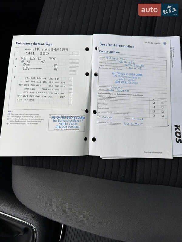 Хэтчбек Volkswagen Golf Plus 2009 в Нежине