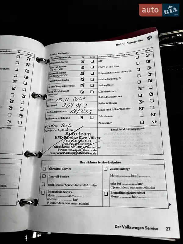 Хэтчбек Volkswagen Golf Plus 2009 в Красилове документ